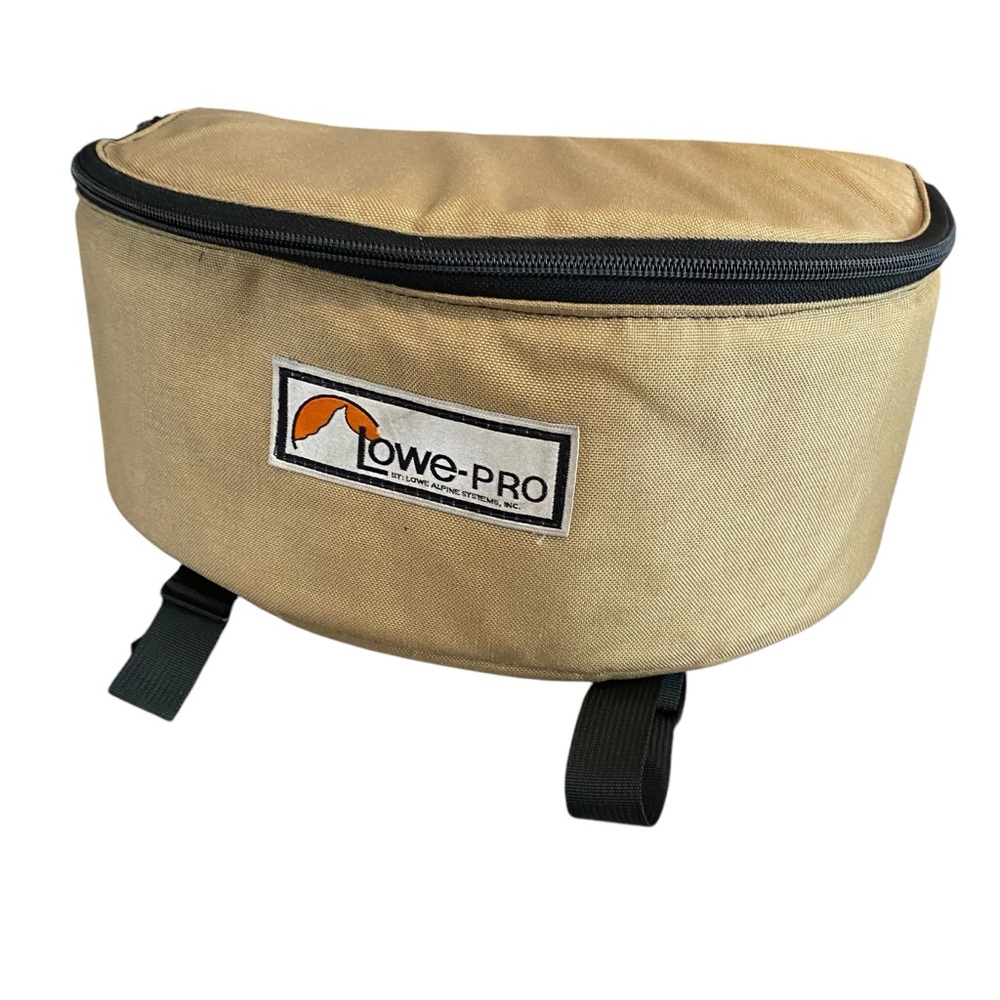 Lowepro Vintage Belt Pack Beige Bag Lumbar Waist Camera Gear Padded Adjustable